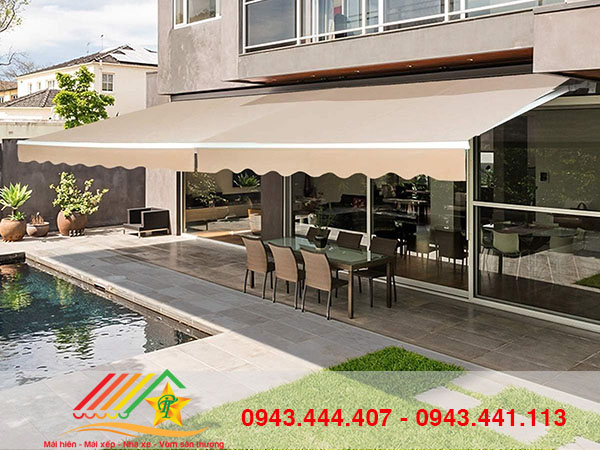 Mái hiên quay tay quận 1 - Mẫu mã đa dạng giá cả hợp lý