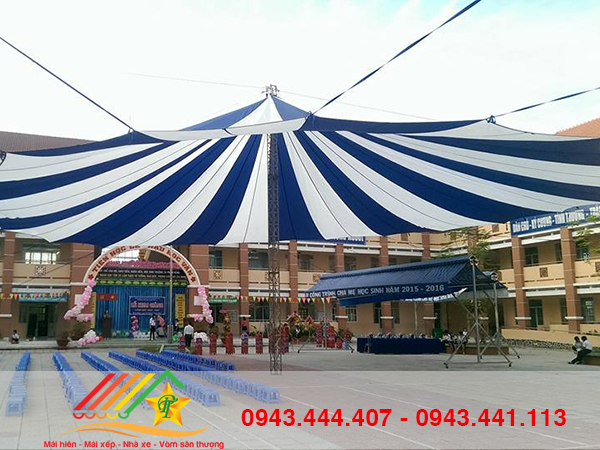 Mái che trường học kiến tạo không gian vui học Mái che trường học kiến tạo không gian vui học